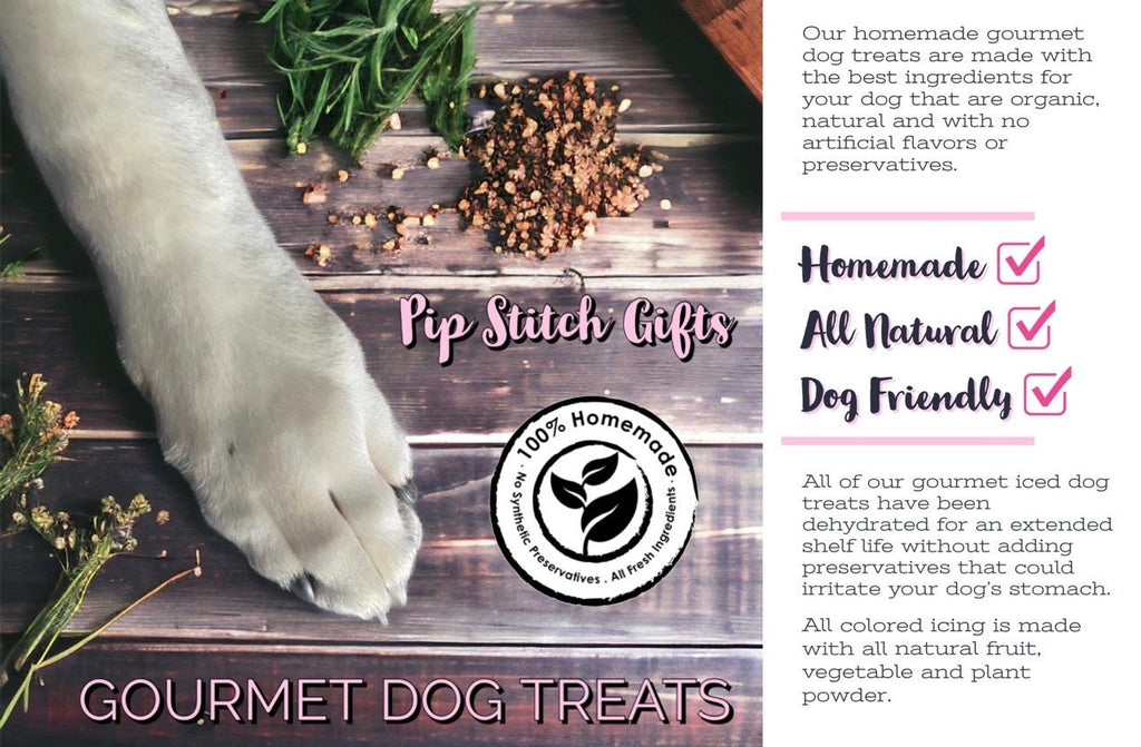 Happy Camper Dog Treat Box | Camping Iced Dog Treats