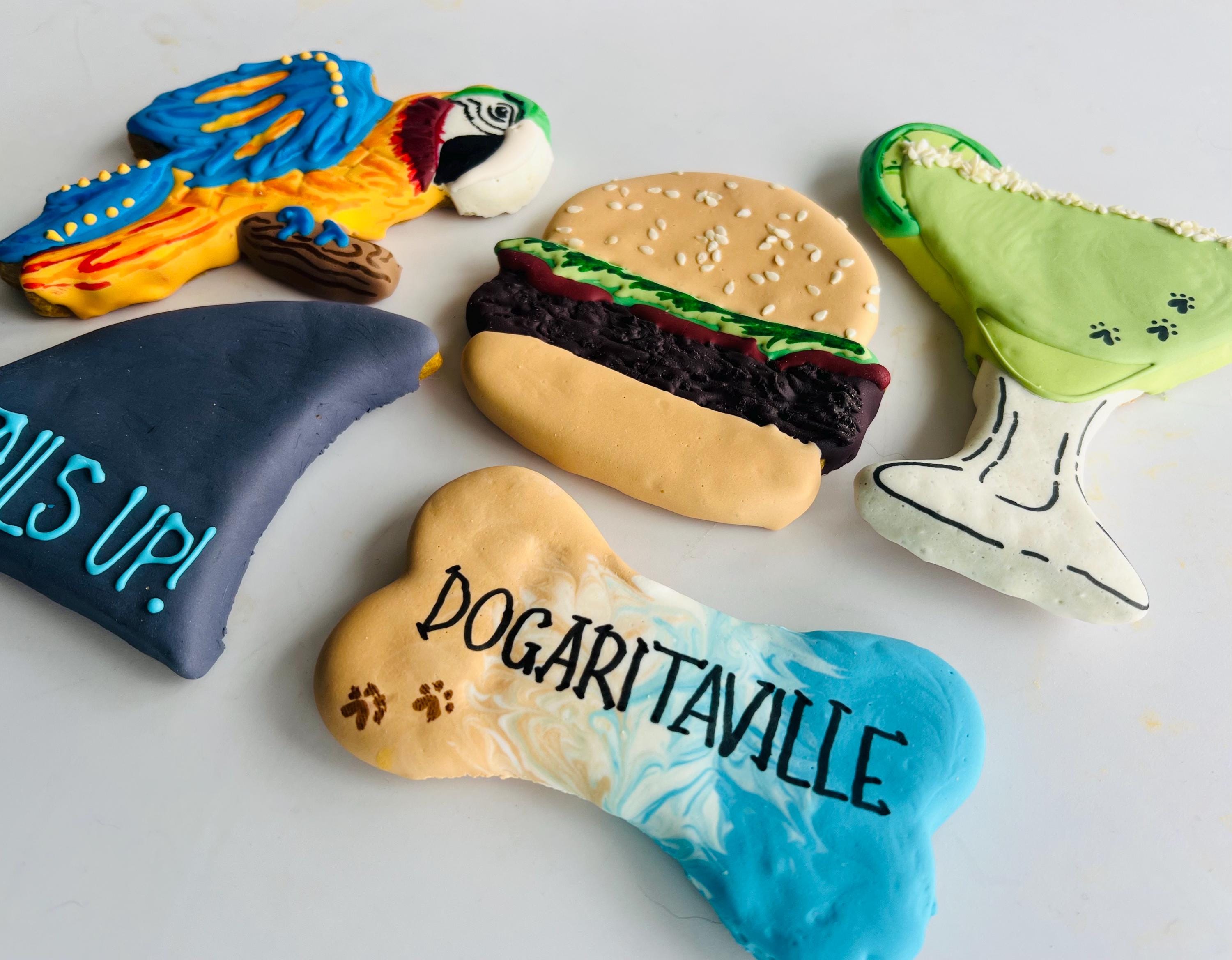 Dogaritaville Dog Treat Box | Tropical Iced Dog Treats